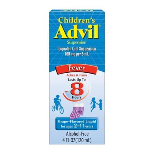 Children's Advil Liquid Fever Reducer/pain Reliever (nsaid) - 100 Mg Ibuprofen - Grape Flavor - 4 Fl Oz