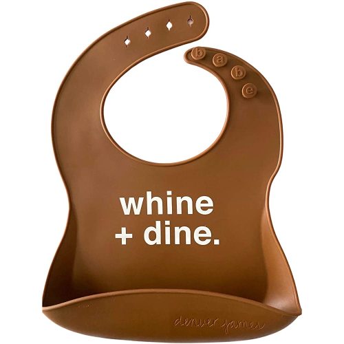 Denver James Silicone Feeding Bibs | Dishwasher Safe. Waterproof. Adjustable.