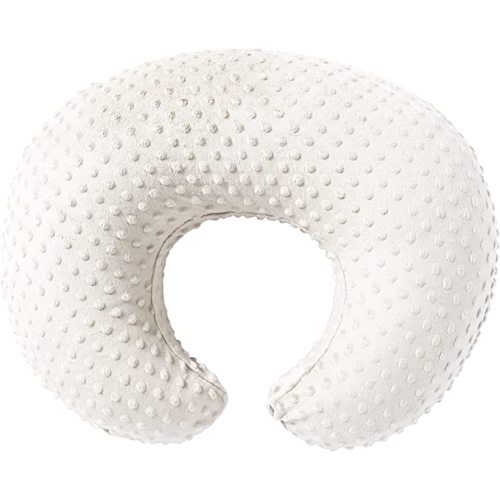 Nursing Pillow and Positioner, Breastfeeding and Bottlefeeding Pillow, Breast Feeding Pillow with Removable and Washable Pillow Cover(Beige-dot)