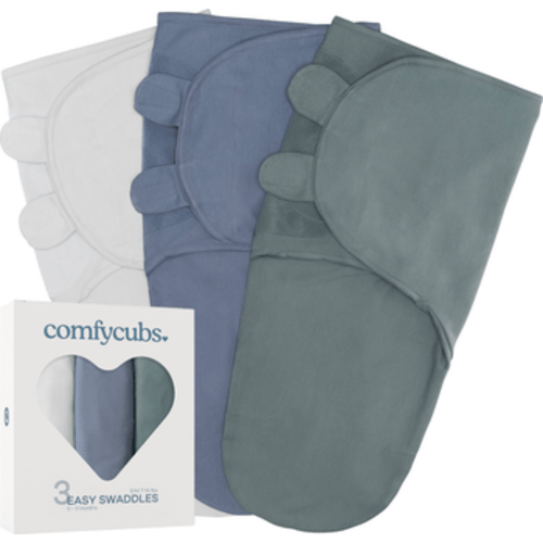 Easy Swaddle Blankets - Pack of 3, Small/Medium