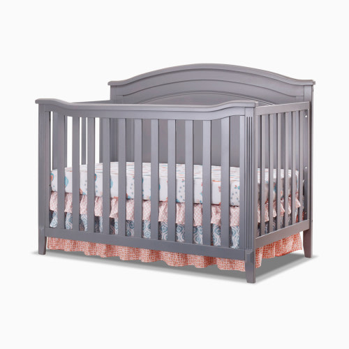 Sorelle Berkley Round Top Panel Crib - Gray