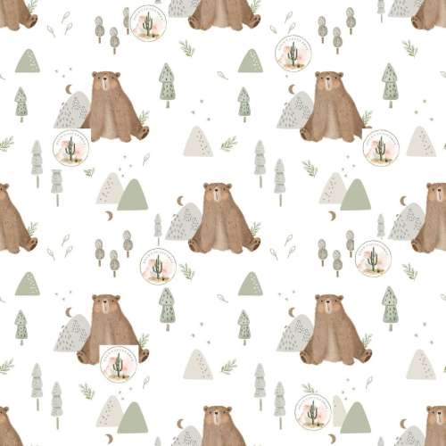 Neutral Woodland Night Sky Crib Bedding, Baby Bear Crib Bedding, Adventure Blanket, Mountain Crib Sheet, Pine Tree Swaddle, Changing Pad
