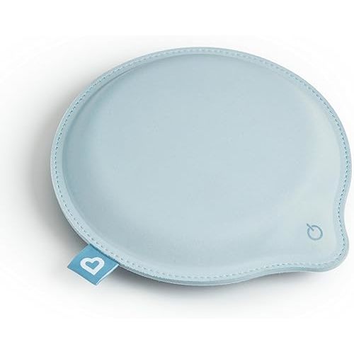 Munchkin Lulla-Vibe Vibrating Pad, Baby Sleep Soother for Crib Mattresses, Bassinets, Strollers, Nap and Sleep Aid for Babies and Infants, Rechargeable, Light Blue