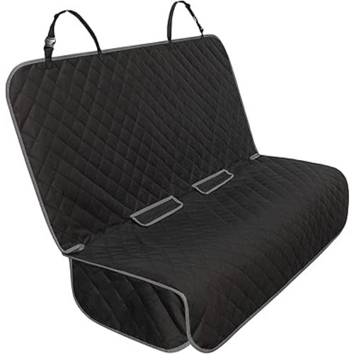 Bench Car Seat Cover Protector - Waterproof, Heavy-Duty and Nonslip Pet Car Seat Cover for Dogs with Universal Size Fits for Cars, Trucks & SUVs