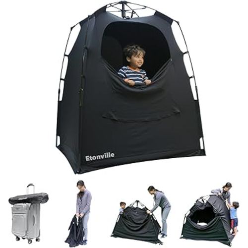 Blackout Tent for Pack n Play and Crib | Baby Sleep Pod | Blocks 95% Light | 1 Min Setup