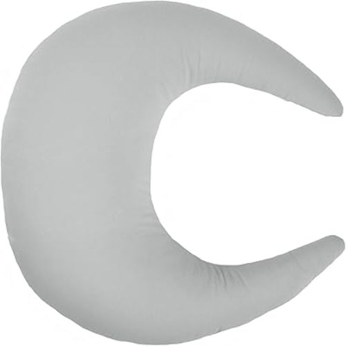 snuggle me Organic Nursing Pillow - Bottle & Breastfeeding Pillow with Organic Cotton Cover & Fiberfill, Machine Washable, Newborn Essentials Must Haves (Natural)