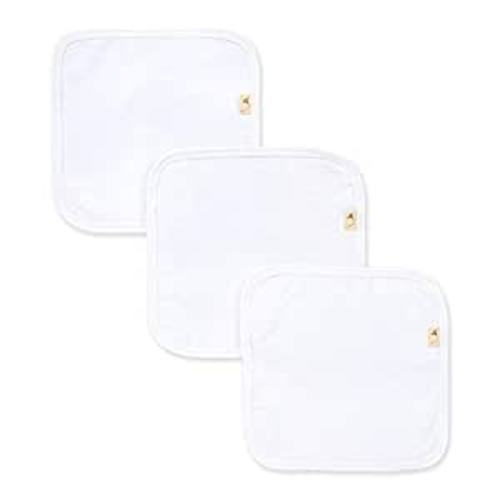 Amazon.com : Burt's Bees Baby Washcloths, Absorbent Knit Terry, Super Soft 100% Organic Cotton : Baby