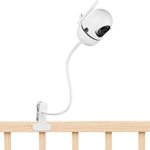 Baby Monitor Mount Compatible with HelloBaby HB65/HB40/HB6550/HB6148/ HB6560/ HB66/ HB6339/ HB6550 Pro, ANMEATE SM935E, Flexible Baby Camera Holder Crib Mount for Hellobaby Monitor