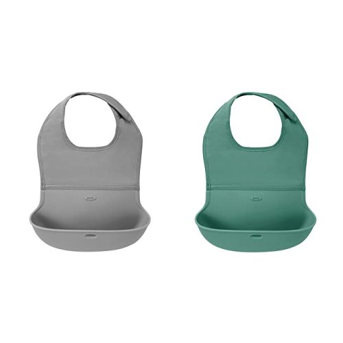 OXO Roll-Up Bib (2 Pack) Limited Edition Sage/Gray