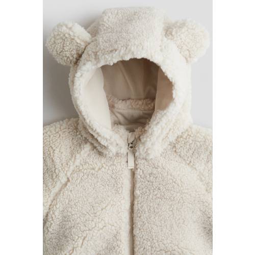 HOODED PILE JACKET