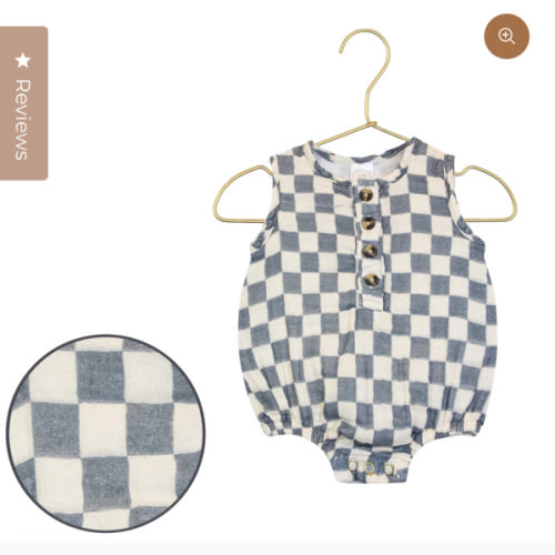 Cloud Muslin™ Bubble Romper - Miles