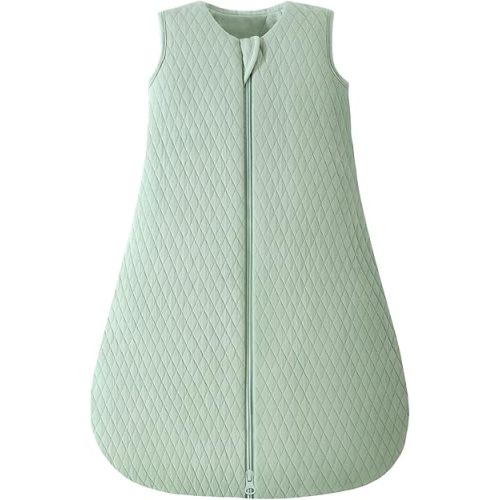 Yoofoss Baby Sleep Sack 0-6 Months TOG 2.5 Winter Baby Wearable Blanket, 100% Cotton Infant Sleeping Sack 2-Way Zipper Warm Quilted Sleep Sack