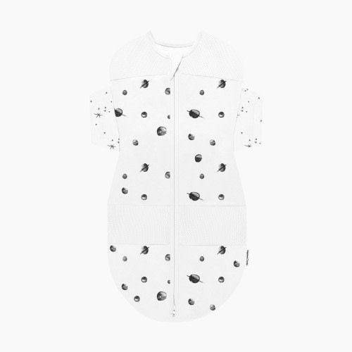 Happiest Baby Snoo Sack - Ivory Planets With White Wings, Large