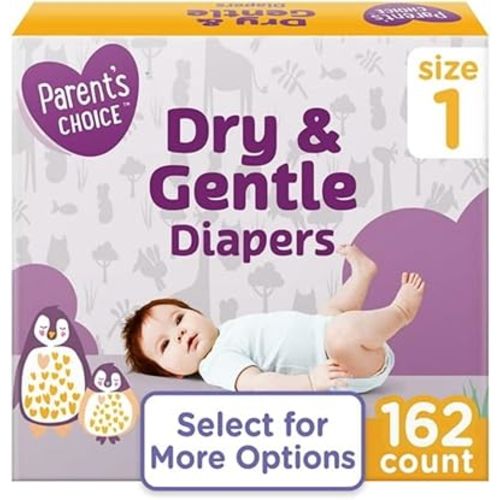 Parent's Choice Dry & Gentle Diapers Size 1