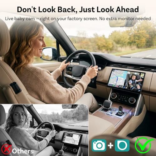 OTTOCAST Baby Car Camera & Wireless CarPlay Adapter 2026
