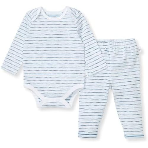 Burt's Bees Baby Unisex Bodysuit and Pant Set, 100% Organic Cotton 0-3 months
