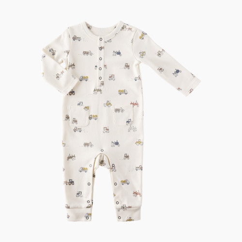 Pehr Henley Romper - Field Work, 0-3 M