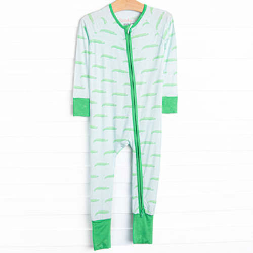 St. Augustine Bamboo Zippy Pajama, Green – Stitchy Fish