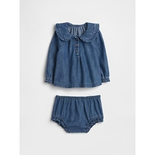 Baby Denim Two-Piece Outfit Set | Gap Factory