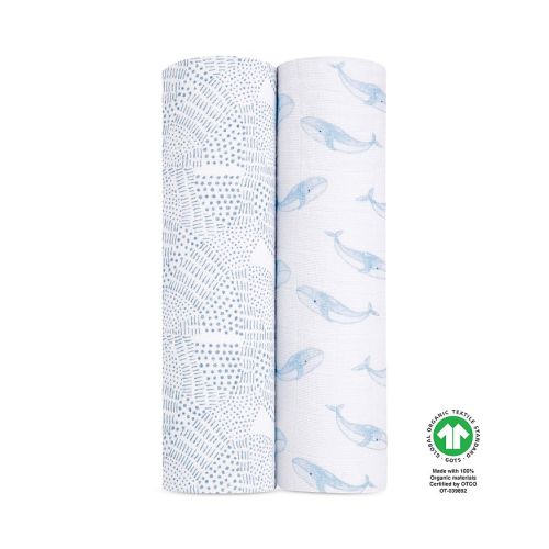 Muslin Swaddles, 2 Pack