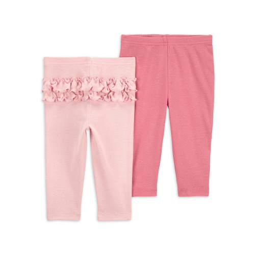 Carter's Child of Mine Baby Girl Pants, 2-Pack, Sizes Preemie-12 Months