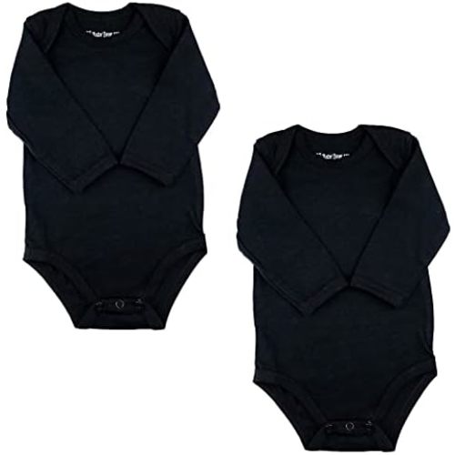 123 Bear Baby Bodysuits Soft Cotton Spandex Long Sleeve and Short Sleeve