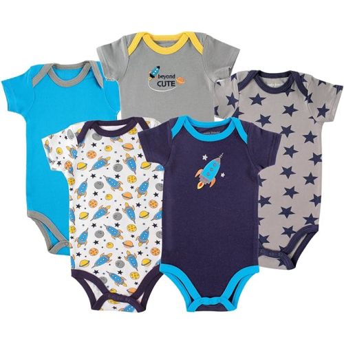 Luvable Friends Unisex Baby Cotton Bodysuits