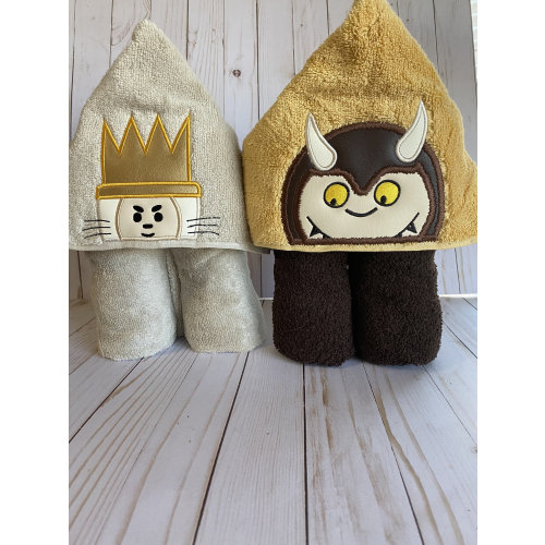 Where The Wild Things Are Hooded Towel, Bath Towel, Beach Towel