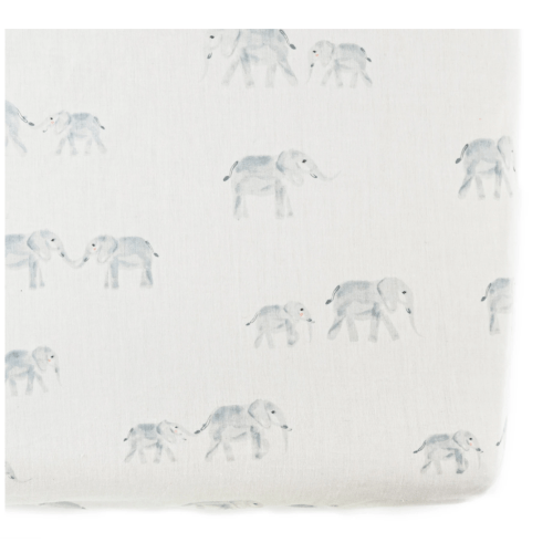 Crib Sheet, Follow Me Elephant