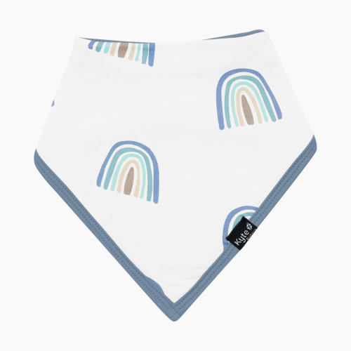 Kyte Baby Printed Bib - Slate Rainbow, One Size