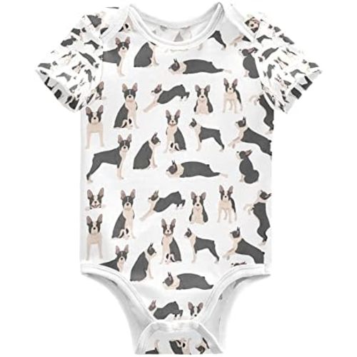 vvfelixl Baby Girls' Bodysuits Llama Alpaca Cactus Short Sleeve Cotton Baby Clothes For Girls 0-24 Months Black