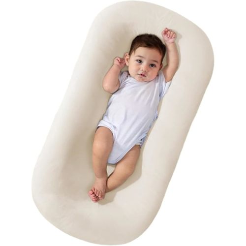 Lucakuins Baby Lounger Cover for Infants Loungers 0-24 Months, 100% Cotton Soft and Breathable Lounger Slipcover（Only Lounger Cover, Without The Lounger） (016, OneSize)