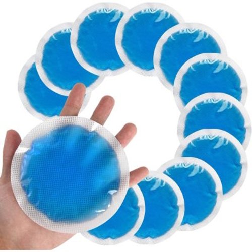 Ktinnead Ice Packs for Injuries Reusable, 12 Pack Soft Small Ice Packs for Kids, Cold Compress for Pain Relief, Gel Ice Packs for Eyes, Wisdom Teeth, Face, Breast, Allergies, Small Wounds
