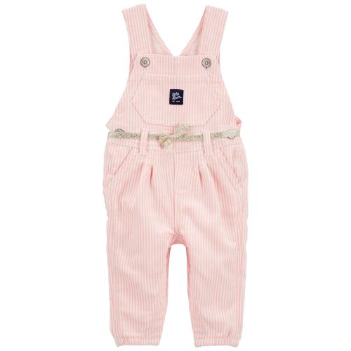 Baby Stretchy Hickory Stripe Overalls - OshKosh | Carter's