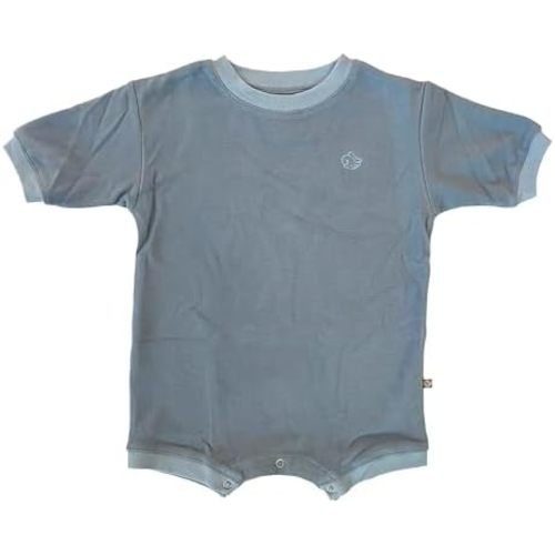 Geneve Oversized Brushed Jersey Romper - Angel Wing Embroidery - Cozy