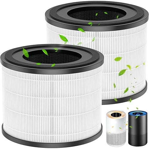 AP-S0610L Air Filter Replacement for MOOKA AP-S0610L Air Purifier, 3-IN-1 H13 True Hepa Filter, High-Efficiency Activated Carbon Replacement Filter - 2 Pack