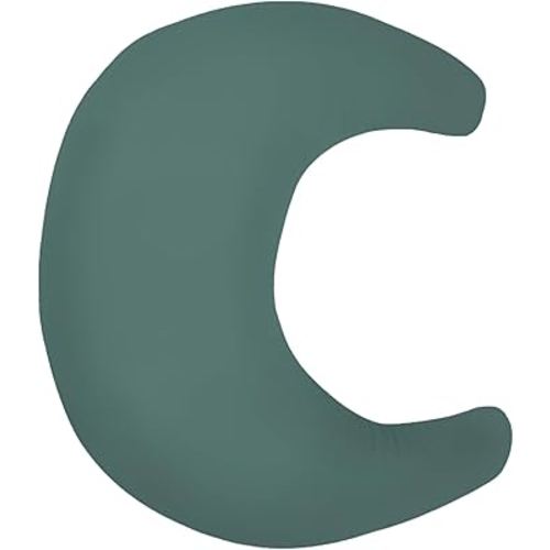 snuggle me Organic Nursing Pillow (New 2025 Design) | Bottle & Breastfeeding Pillow with Organic Cotton Cover & Fiberfill, Machine Washable Feeding Pillow, Newborn Essentials Must Haves (Moss) - v2