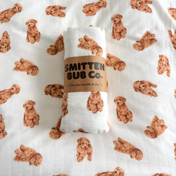CAVOODLE | Bamboo Cotton Muslin Swaddle – Smitten Bub Co.