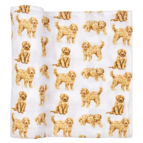 Doodle Swaddle Blanket | Mud Pie