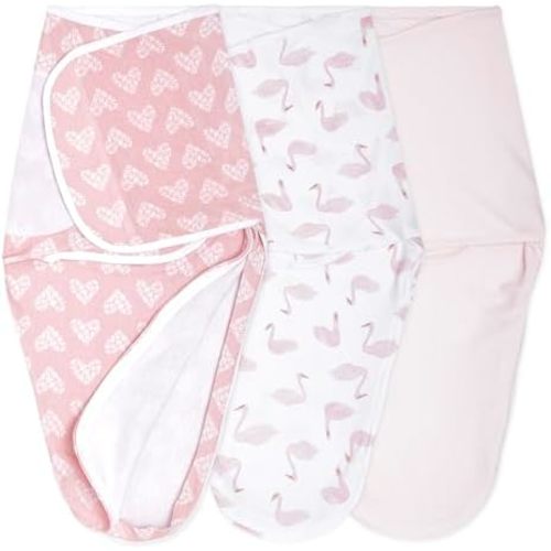 aden + anais Essentials Easy Wrap Swaddle - Easy Swaddle Newborn Swaddle Sack, Baby Swaddles, Sleep Sack Wearable Blanket