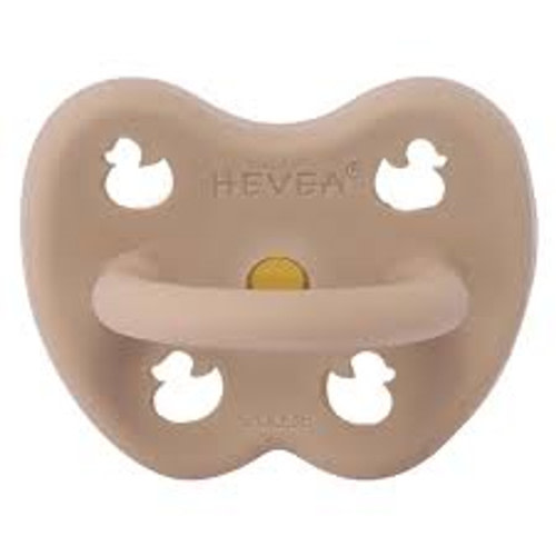 Natural Rubber Pacifier - Orthodontic, Tan Duck, 3-36m