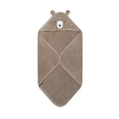 Micro Cotton Bear Hooded Bath Towel - Baby