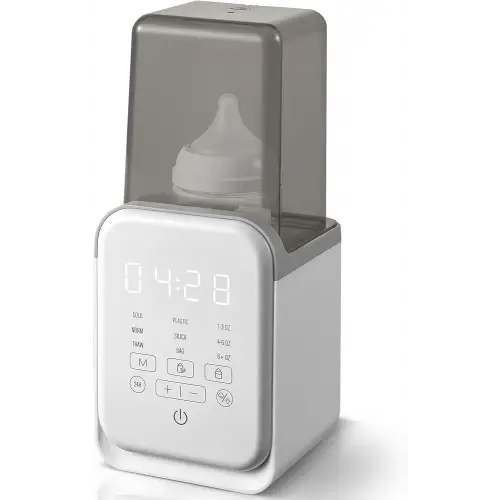 Bottle Warmer, 10-in-1 Fast Baby Bottle Warmer for Breastmilk & Formula, Baby Milk Warmer with Smart Temp Control and Night Light, Bottle Warmers for All Bottles