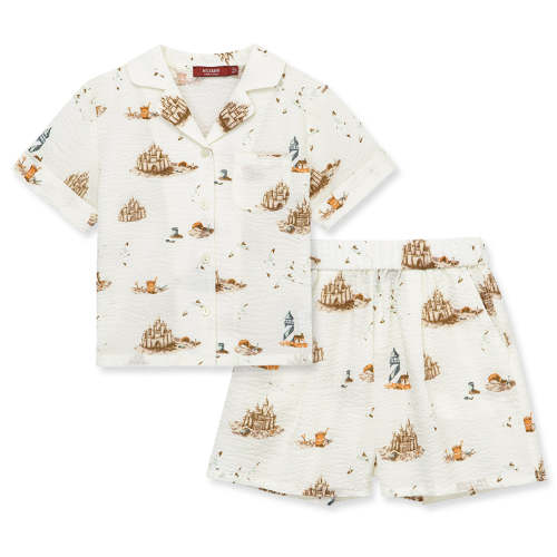 Sandcastle Button-Up Two Piece Set