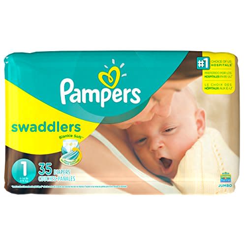 Pampers Swaddlers Newborn Diapers Size 1 35 Count