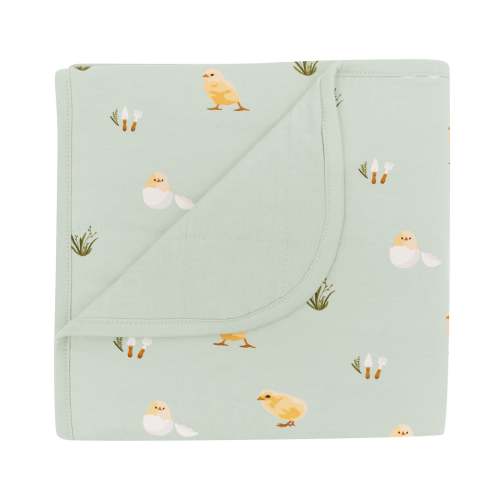 Baby Blanket in Aloe Chick 1.0