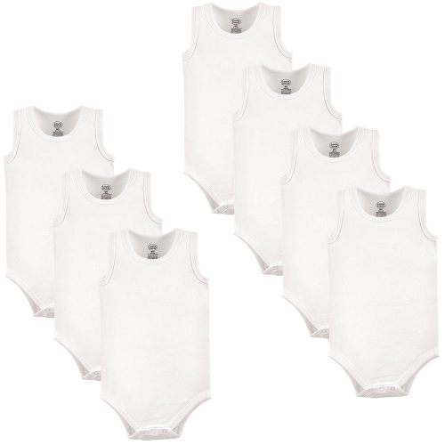 Luvable Friends Unisex Baby Cotton Sleeveless Bodysuits