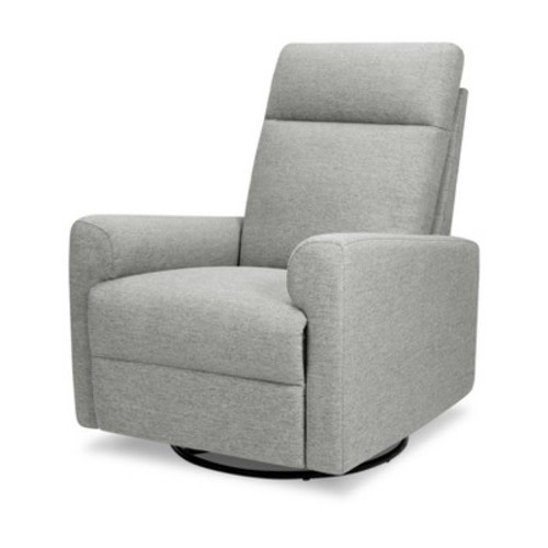 DaVinci Erin Press-Back Recliner and Swivel Glider - Frost Gray