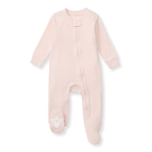 Solid Rib Organic Cotton Sleep & Play - Ranunculus – Burt's Bees Baby