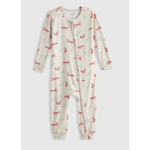 Bamboo One Piece Pajama - Baby in Fox